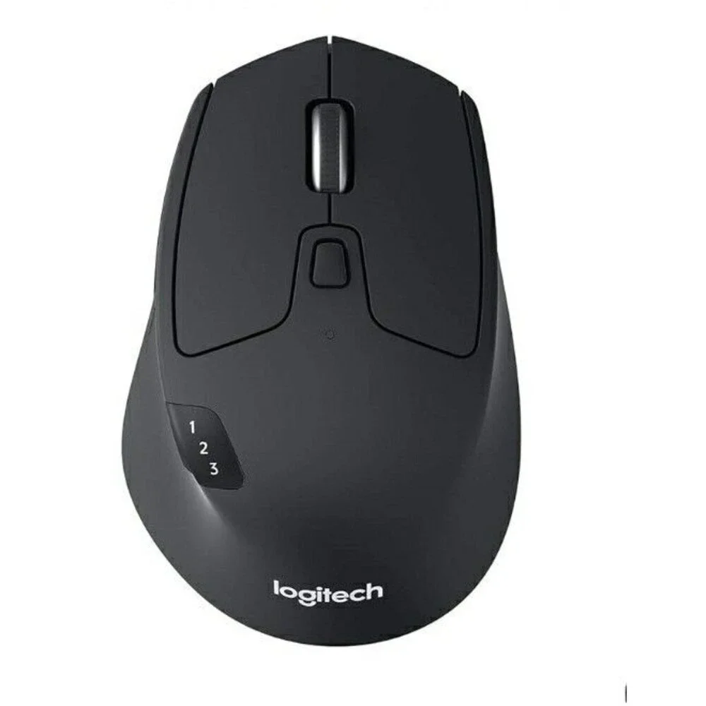 Logitech M720 Triathlon Multi-Device Wireless Mouse, Black